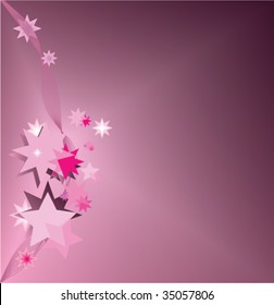 purple beautiful srtars in wave pattern