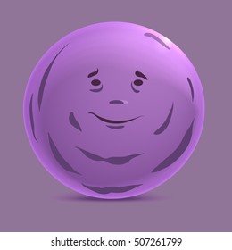 purple berry, grape vector illustration