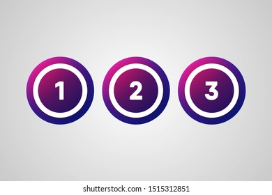 Purple Bingo Balls Vector Illustration Stock Vector (Royalty Free ...