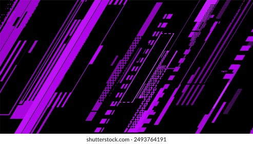 purple and black abstract background with lines vector illustration