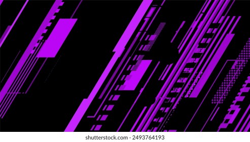 purple and black abstract background with lines vector illustration