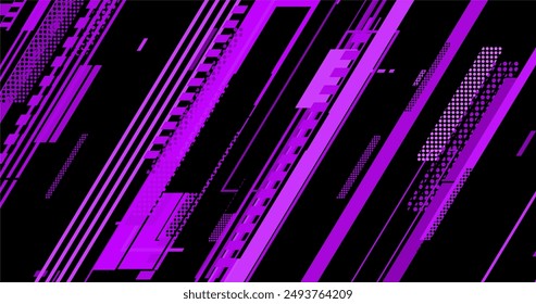 purple and black abstract background with lines vector illustration