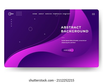 Purple Black Abstract Background Minimal Dynamic textured, Design style liquid 3d with gradient color. perfect for website landing page, development ui ux, video content, promotion, advertising