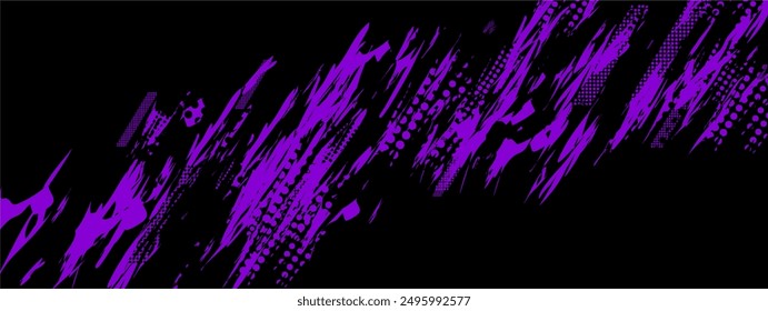 Un fondo púrpura y negro con semitono