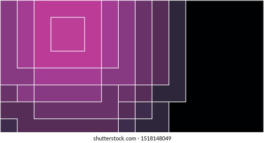 Purple Black Block Abstract Background