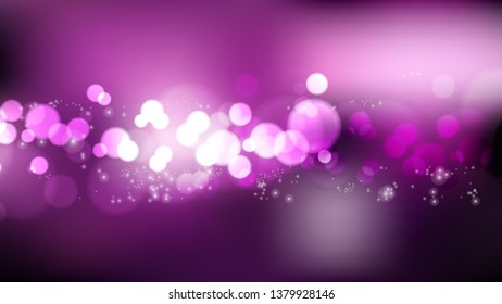 Purple and Black Bokeh Lights Background