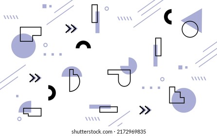 Purple Black Geometric Shapes Wallpaper Vector Stock Vector (Royalty ...