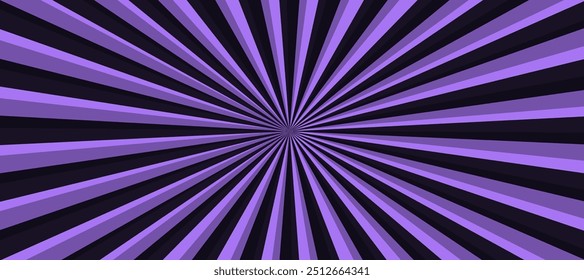 Purple and black sunburst background