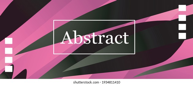 purple and black theme background.  abstract design in the shape of squares and leaves
