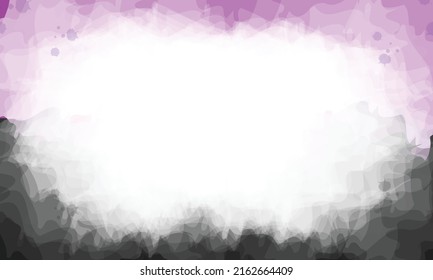 Purple and black watercolor design background