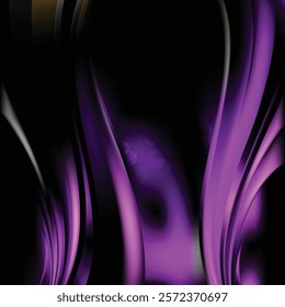 Purple Black Wave Background Template