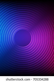 Purple blue abstract background of bright glow perspective with lighting lines. Gorgeous graphic image template. Abstract vector Illustration eps 10 for your business brochure