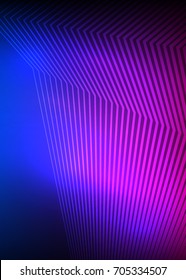Purple blue abstract background of bright glow perspective with lighting lines. Gorgeous graphic image template. Abstract vector Illustration eps 10 for your business brochure