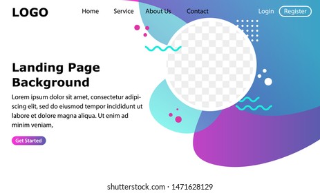 purple and blue, Abstract fluid shape, wavy, dynamic background, gradient color, flowing shapes. Gradient fluid composition with trendy. Usable for landing page. Modern vector template. photo space 