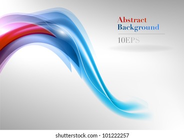purple and blue abstract shape