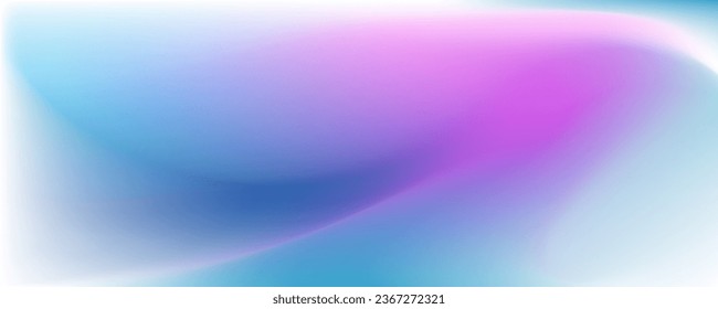 Purple blue background. Vector illustration. Gradient blurred background for design, banner, poster, web design. Empty space background. Abstract background. Holographic pastel colour print.