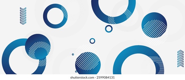 purple and blue circle banner background. vector abstract graphic design banner pattern background template.