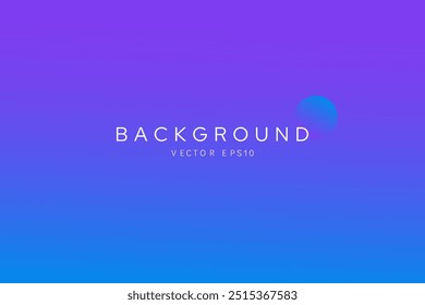 Purple blue color gradient background vector design