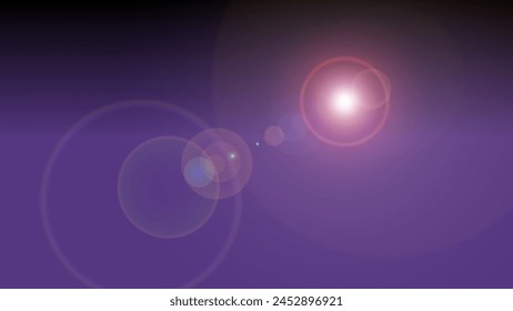 Purple and blue elegant wallpaper gradient with lense flare effect. Creative geometric Abstract gradient background artwork pattern design for Abstract blurred background, For Web and Mobile.