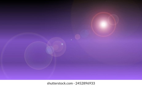 Purple and blue elegant wallpaper gradient with lense flare effect. Creative geometric Abstract gradient background artwork pattern design for Abstract blurred background, For Web and Mobile.