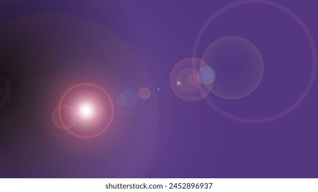 Purple and blue elegant wallpaper gradient with lense flare effect. Creative geometric Abstract gradient background artwork pattern design for Abstract blurred background, For Web and Mobile.