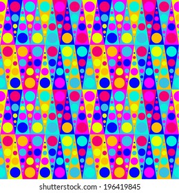Purple and blue geometric dots pattern