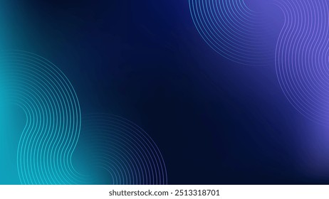 Vetor de plano de fundo de gradiente roxo e azul