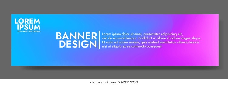 Purple Blue Gradient Banner Template. Modern background design. fluid background. liquid color.Fit for website, banners, wallpapers, brochure, posters