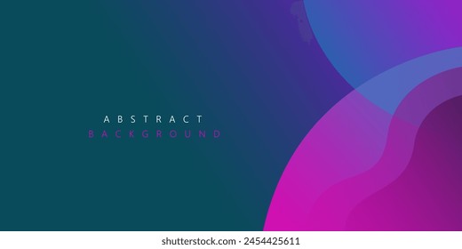 Fondo moderno de la onda del gradiente púrpura y azul para el concepto corporativo, Plantilla, póster, folleto, Sitio web, diseño del volante. Ilustración vectorial