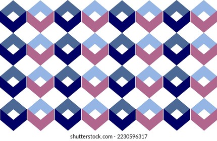 purple, blue, gray and dark blue arrow fabric pattern design for printing, seamless pattern, replete pattern, repeat pattern