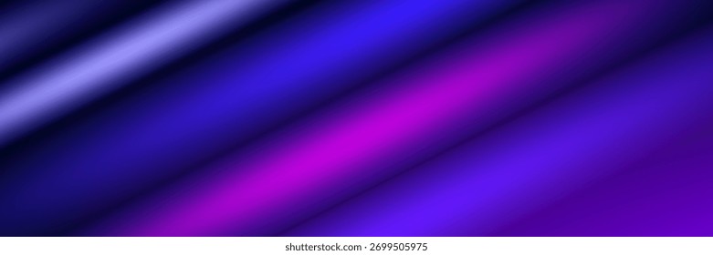 Fondo de efecto de fuga de luz azul púrpura. Superposición de bengala de bokeh de película. Plantilla de textura de Filtrar de fotos de neón de Antiguas. Fondo de pantalla de Fotografía expuesto. Fondo de gradiente ultravioleta de desenfoque Abstractas. Vector