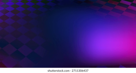Fondo de efecto de fuga de luz azul púrpura. Superposición de bengala de bokeh de película. Plantilla de textura de Filtrar de fotos de neón de Antiguas. Fondo de pantalla de Fotografía expuesto. Fondo de gradiente ultravioleta de desenfoque Abstractas. Vector