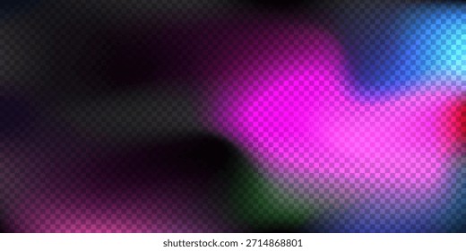 Fondo de efecto de fuga de luz azul púrpura. Superposición de bengala de bokeh de película. Plantilla de textura de Filtrar de fotos de neón de Antiguas. Fondo de pantalla de Fotografía expuesto. Fondo de gradiente ultravioleta de desenfoque Abstractas. Vector