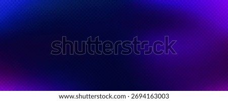 Purple blue light leak effect background. Film bokeh flare overlay. Vintage neon photo filter texture template. Exposed photography wallpaper. Abstract blur ultraviolet gradient backdrop. Vector