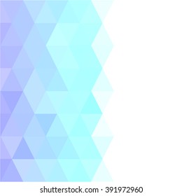 Purple blue low poly on white background - Vector illustration, Creative Business Design Templates
