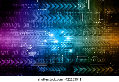 purple blue orange arrow abstract light hi speed internet technology background illustration, Background conceptual image of digital. eye scan virus computer. motion move graphic. vector