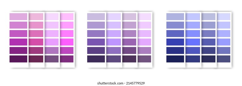 Purple blue palettes in vintage style colorful background  Vector illustration  stock image  