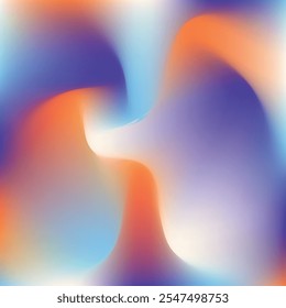 purple blue peach orange color gradiant illustration. purple blue peach orange color gradiant background. not focused image of bright purple blue peach orange color gradation.