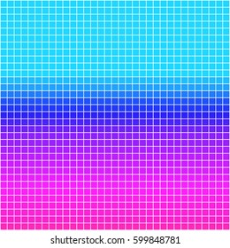 Purple and blue pixel retro background.  Abstract festive vector illustration. Vintage digital design.