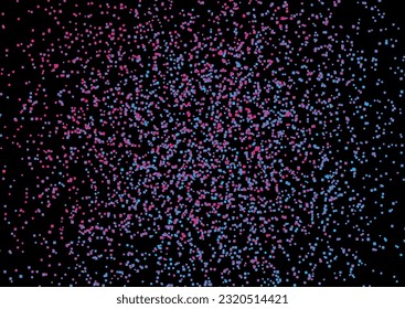 Purple blue small square dots abstract background. Vector design