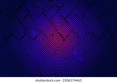 Una espiral púrpura y azul con efecto de huellas dactilares, un fondo negro, una Imagen en blanco y negro de un patrón en espiral, un patrón circular con un fondo rojo y naranja