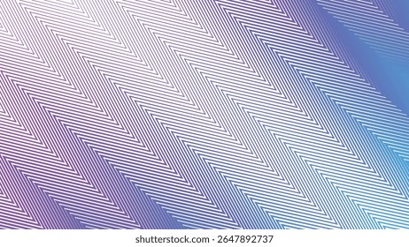 Purple and blue stripes zigzag line pattern background for modern abstract design and visual texture