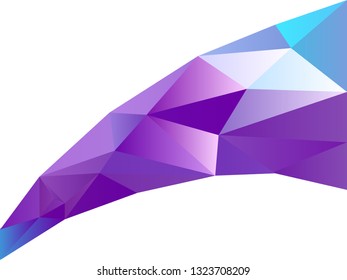 Purple, blue triangle abstract background design. square geometric texture background Can be adapt to Brochure, Annual Report, Magazine, Poster, Corporate Presentation, Portfolio, Flyer, Banner, Web.
