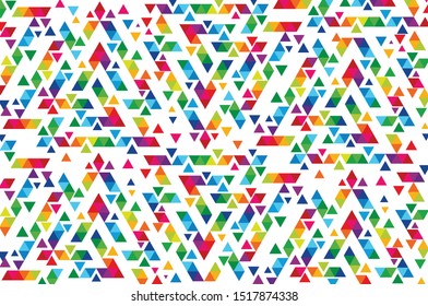 purple, blue vector banner with triangles. abstract rainbow. Art background in hexagonal style. Pattern for websites