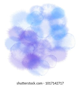 Purple blue watercolor background