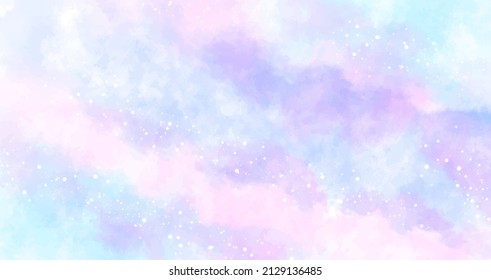 purple blue watercolor background. pastel mottled border texture and blurred grunge design in old vintage backgrounds.