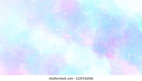 purple blue watercolor background. pastel mottled border texture and blurred grunge design in old vintage backgrounds.