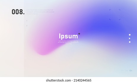 Purple blurred gradient background design. Modern bright wallpaper with colorful gradient shapes