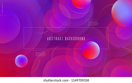 Purple blurred gradient wallpaper with abstract geometric shapes Trendy abstract background. Creative design for posters banners flyers presentation covers web etc Vector EPS10
