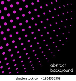 Purple blurred vector background with halftone effect. Smooth pink and violet gradient